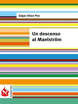 cover image of Un descenso al Maelström (low cost). Edición limitada